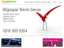 Tablet Screenshot of megabilgisayar.com
